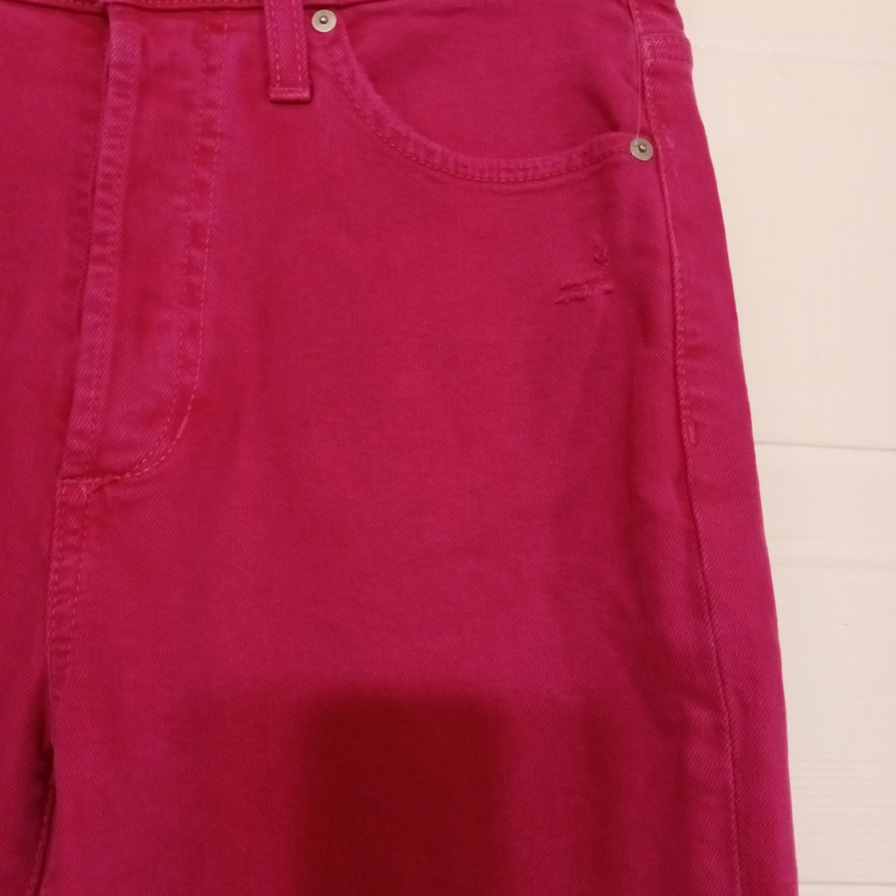 NWOT Joe's Jeans Pink Distressed Straight Leg - Picture 4 of 10
